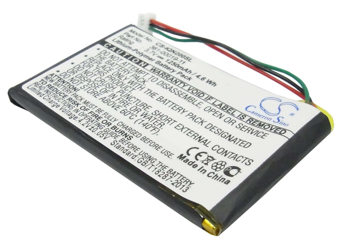 Battery For Garmin Nuvi 1400, Nuvi 1450, Nuvi 1450t 3.7v, 1250mah - 4.63wh GPS, Navigator Cameron Sino Technology Limited   