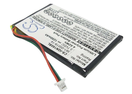 Battery For Garmin Nuvi 1690, Nuvi 1690t, Nuvi 1695 3.7v, 1250mah - 4.63wh GPS, Navigator Cameron Sino Technology Limited   