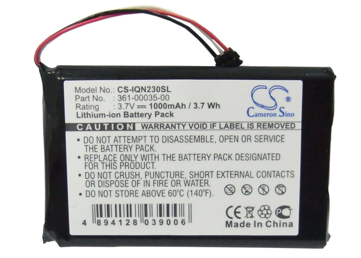 Battery For Garmin Nuvi 2300, Nuvi 2300lm, Nuvi 2340lt 3.7v, 1000mah - 3.70wh GPS, Navigator Cameron Sino Technology Limited   