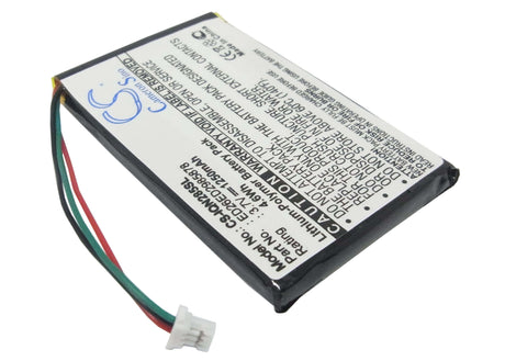 Battery For Garmin, Nuvi 285, Nuvi 285w, Nuvi 285wt 3.7v, 1250mah - 4.63wh GPS, Navigator Cameron Sino Technology Limited   