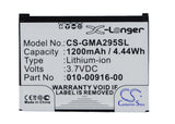 Battery For Garmin Nuvi 295, Nuvi 295w, 3.7v, 1200mah - 4.44wh Batteries for Electronics Cameron Sino Technology Limited (Suspended)   