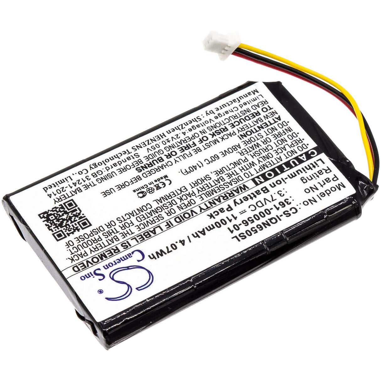 Battery For Garmin Nuvi 44lm, Nuvi 65, Nuvi 68 3.7v, 1100mah - 4.07wh GPS, Navigator Cameron Sino Technology Limited   