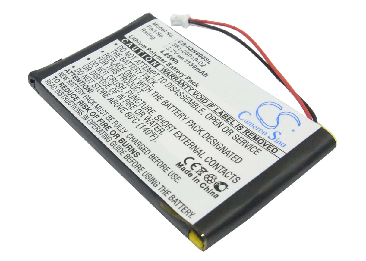 Battery For Garmin Nuvi 600, Nuvi 610, Nuvi 610t 3.7v, 1150mah - 4.26wh GPS, Navigator Cameron Sino Technology Limited   