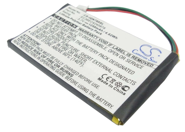 Battery For Garmin Nuvi 780, Nuvi 780t, Nuvi 785 3.7v, 1250mah - 4.63wh GPS, Navigator Cameron Sino Technology Limited   