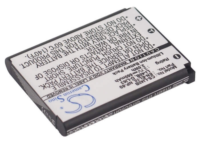 Battery For Ge A1255w, E1045, E1045w, E1055, 3.7v, 660mah - 2.44wh Camera Cameron Sino Technology Limited   