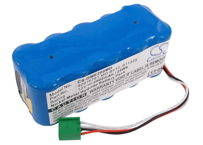 Battery For Ge Dash2000, Marquette Medical Systems Dash 2000, Dash 2000 12.0v, 2000mah - 24.00wh Medical Cameron Sino Technology Limited (Medical)   