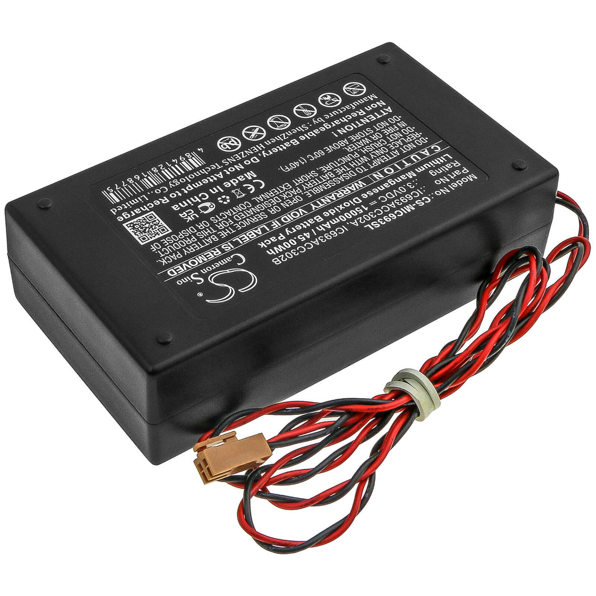 Battery For Ge Fanuc, Ic693acc302a, Ic693acc302b 3v, 15000mah - 45.00wh PLC Cameron Sino Technology Limited   