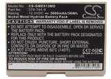 Battery For Ge Hellige Defibrillator, Cardioserv, Scp-913 12.0v, 3000mah - 36.00wh Medical Cameron Sino Technology Limited (Medical)   