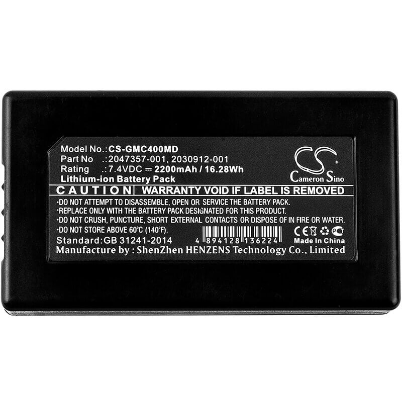 Battery For Ge, Mac 400, Mac 600, Mac C3 7.4v, 2200mah - 16.28wh Medical Cameron Sino Technology Limited (Medical)   