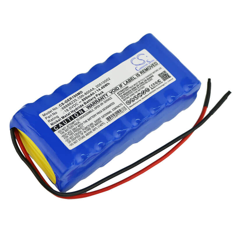 Battery For Ge, Responder 1000, Responder 1100 18v, 800mah - 14.40wh Medical Cameron Sino Technology Limited (Medical)   