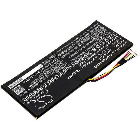 Battery For Getac, Ga-u2142-2117u, U2142, U2142-2117u 7.4v, 5200mah - 38.48wh Notebook, Laptop Cameron Sino Technology Limited   