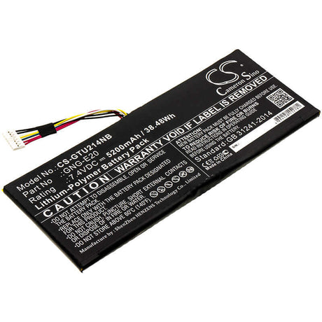 Battery For Getac, Ga-u2142-2117u, U2142, U2142-2117u 7.4v, 5200mah - 38.48wh Notebook, Laptop Cameron Sino Technology Limited   