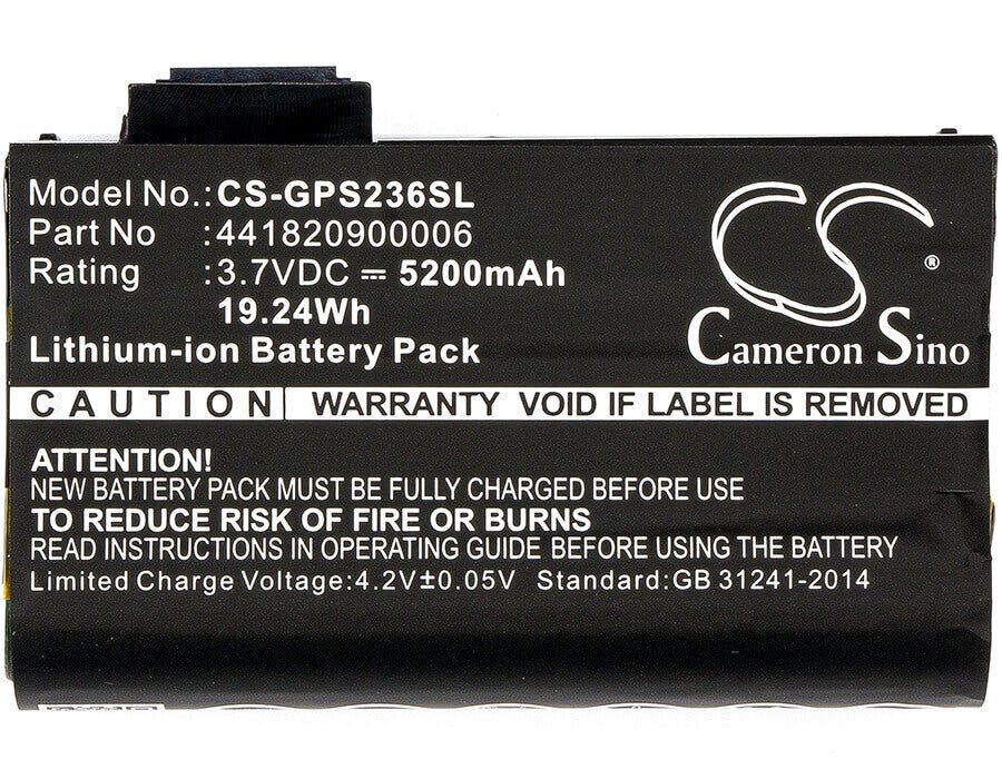 Battery For Getac, Ps236, Ps336 3.7v, 5200mah - 19.24wh Barcode Scanner Cameron Sino Technology Limited   