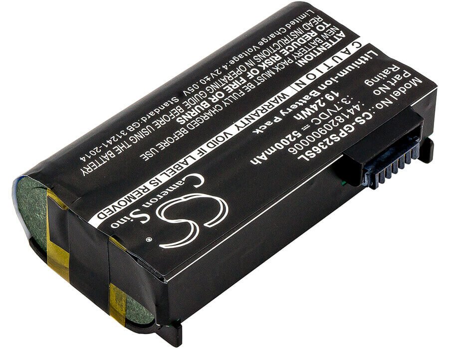 Battery For Getac, Ps236, Ps336 3.7v, 5200mah - 19.24wh Barcode Scanner Cameron Sino Technology Limited   