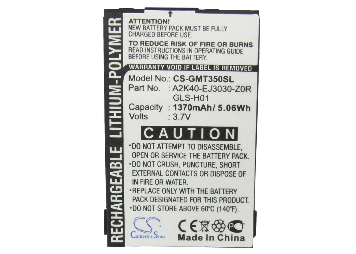 Battery For Gigabyte Gsmart G300, Gsmart I350 3.7v, 1370mah - 5.07wh Mobile, SmartPhone Cameron Sino Technology Limited   