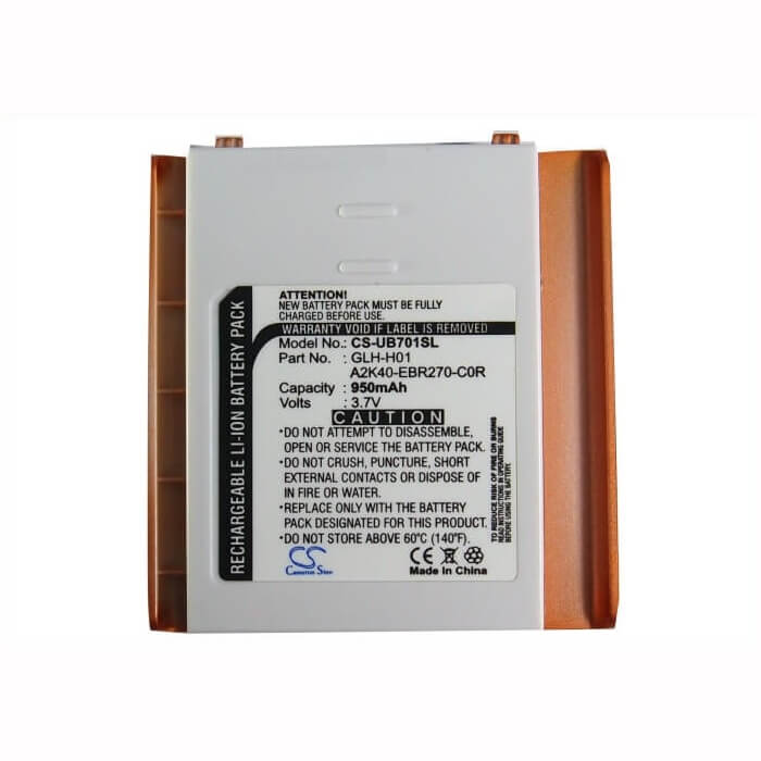 Battery For Gigabyte Gsmart I, G-smart I+, Gsmart I (128) 3.7v, 950mah - 3.52wh Mobile, SmartPhone Cameron Sino Technology Limited   