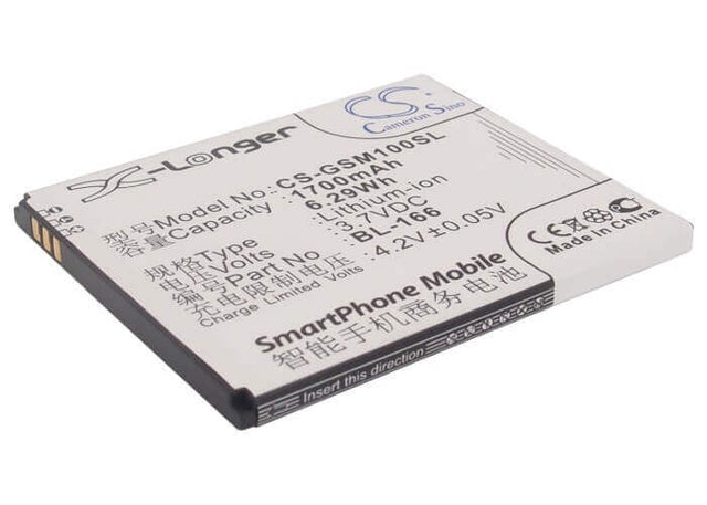 Battery For Gigabyte Gsmart Maya M1 3.7v, 1700mah - 6.29wh Batteries for Electronics Cameron Sino Technology Limited   