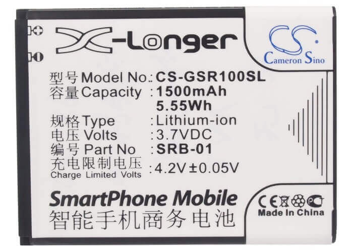 Battery For Gigabyte Gsmart Rio R1 3.7v, 1500mah - 5.55wh Mobile, SmartPhone Cameron Sino Technology Limited   