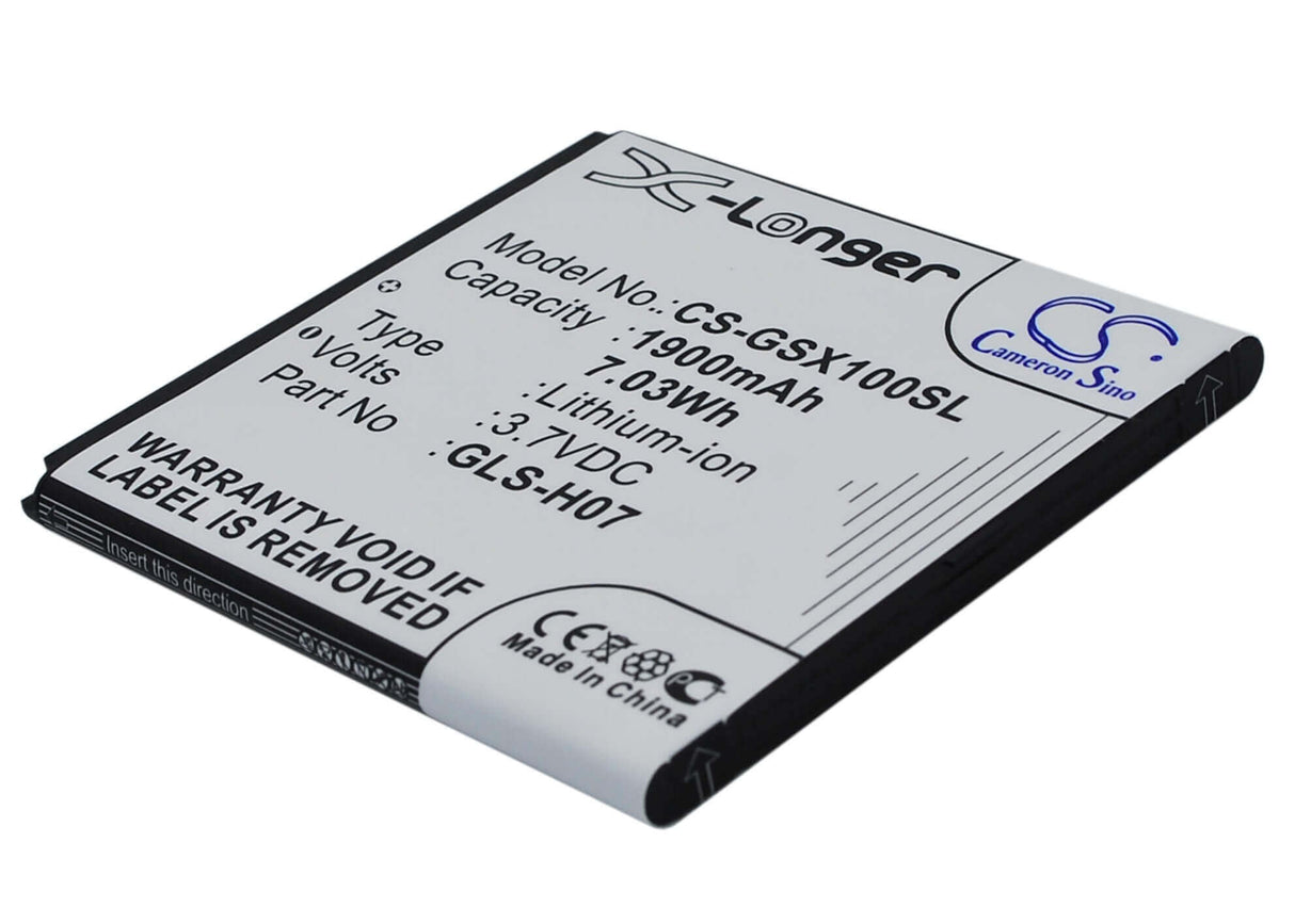 Battery For Gigabyte Gsmart Simba Sx1 3.7v, 1900mah - 7.03wh Mobile, SmartPhone Cameron Sino Technology Limited   