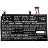 Battery For Gigabyte, P35g, P35g V2 11.1v, 6600mah - 73.26wh Notebook, Laptop Cameron Sino Technology Limited   