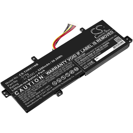 Battery For Gigabyte, Sabrepro, 15, Sabrepro 11.4v, 5200mah - 59.28wh Notebook, Laptop Cameron Sino Technology Limited   