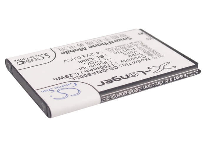 Battery For Gionee A800 3.7v, 1700mah - 6.29wh Batteries for Electronics Cameron Sino Technology Limited   