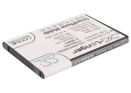 Battery For Gionee C500, C600 3.7v, 1750mah - 6.48wh Batteries for Electronics Cameron Sino Technology Limited   