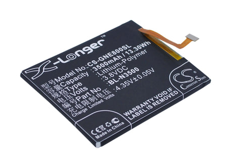 Battery For Gionee Elife E8, Gn9008 3.8v, 3500mah - 13.30wh Mobile, SmartPhone Cameron Sino Technology Limited   