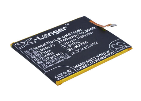 Battery For Gionee Elife S7, Gn9006 3.8v, 2700mah - 10.26wh Batteries for Electronics Cameron Sino Technology Limited   