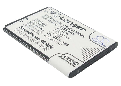 Battery For Gionee Gn100 3.7v, 1280mah - 4.74wh Batteries for Electronics Cameron Sino Technology Limited   