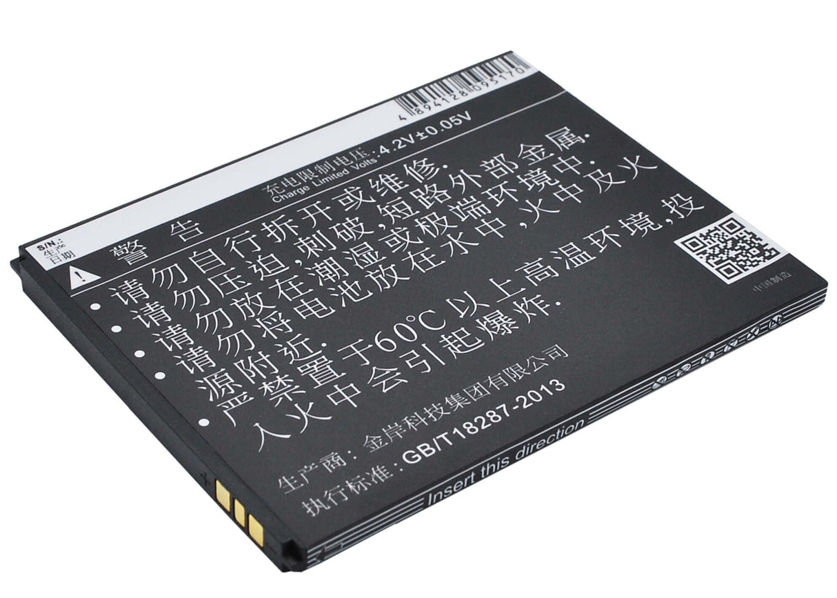 Battery For Gionee Gn151 3.7v, 1550mah - 5.74wh Mobile, SmartPhone Cameron Sino Technology Limited   