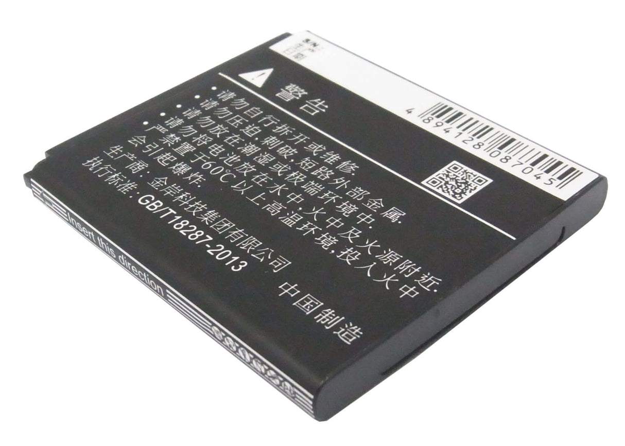 Battery For Gionee Gn170 3.7v, 1750mah - 6.48wh Mobile, SmartPhone Cameron Sino Technology Limited   