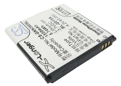 Battery For Gionee Gn305, Gn108, Gn205h 3.7v, 1550mah - 5.74wh Batteries for Electronics Cameron Sino Technology Limited   