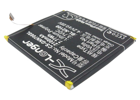 Battery For Gionee Gn706l, Gn706 3.7v, 2100mah - 7.77wh Batteries for Electronics Cameron Sino Technology Limited   