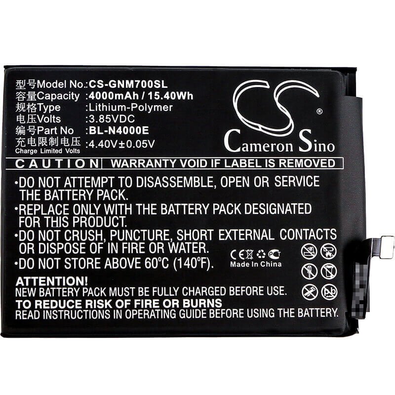 Battery For Gionee, M7, M7l, 3.85v, 4000mah - 15.40wh Batteries for Electronics Cameron Sino Technology Limited   