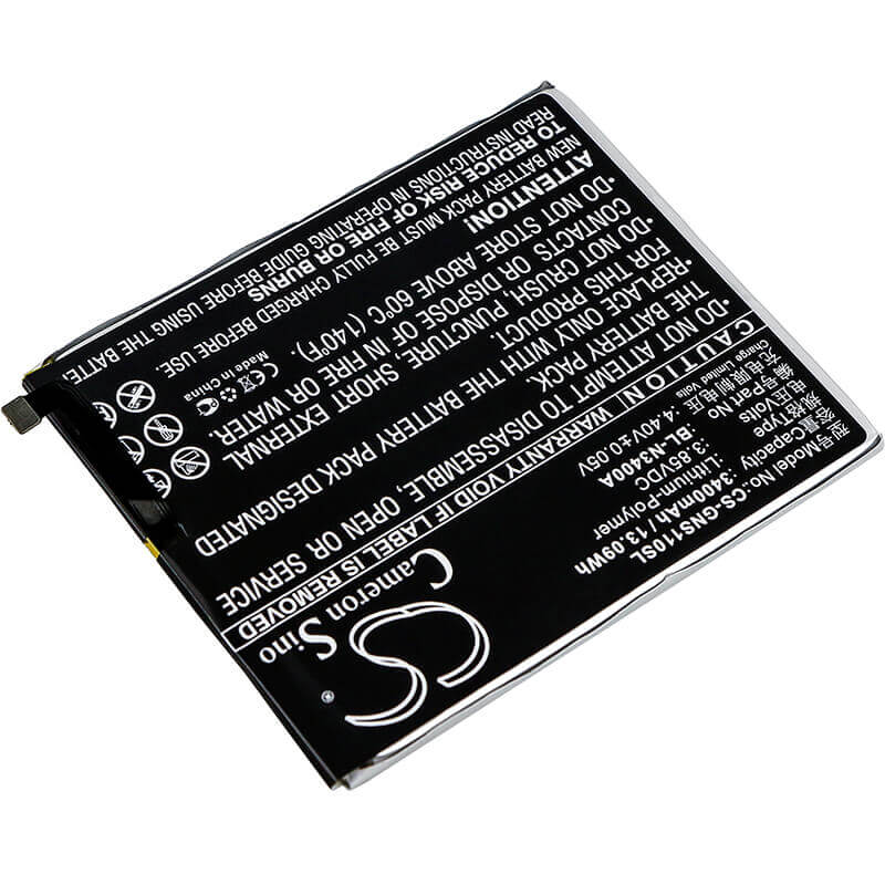 Battery For Gionee, S11, S11 Dual Sim, S11 Dual Sim Td-lte 3.85v, 3400mah - 13.09wh Mobile, SmartPhone Cameron Sino Technology Limited   