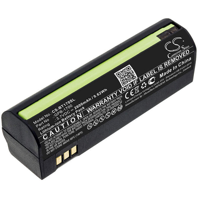 Battery For Globalsat, Gsp-1700, 3.7v, 2600mah - 9.62wh Satellite Phone Cameron Sino Technology Limited   