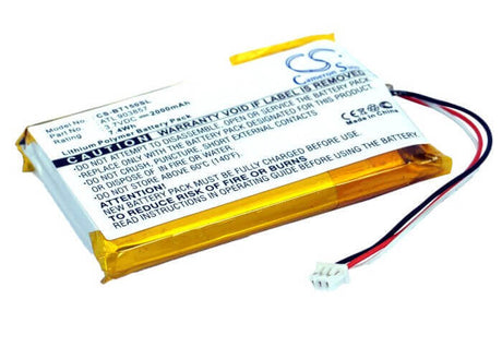 Battery For Globalsat Tr-150, Tr-151, 3.7v, 2000mah - 7.40wh GPS, Navigator Cameron Sino Technology Limited   