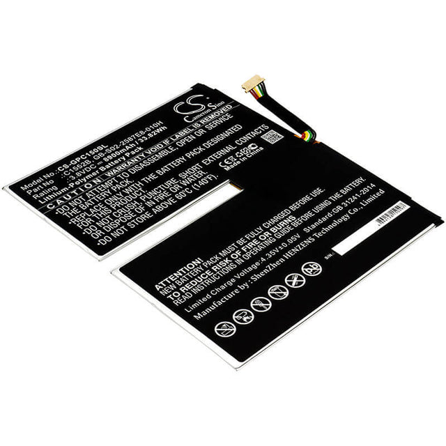 Battery For Google, C1502w, C1552b, Pixel C 3.8v, 8900mah - 33.82wh Tablet Cameron Sino Technology Limited   