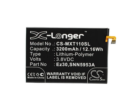 Battery For Google Nexus 6 3.8v, 3200mah - 12.16wh Mobile, SmartPhone Cameron Sino Technology Limited   