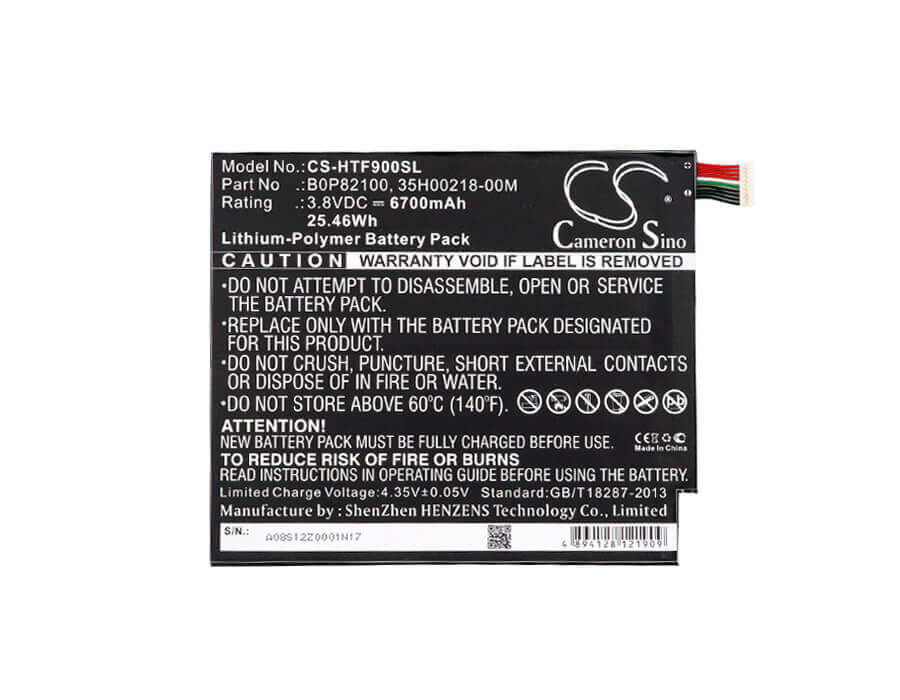 Battery For Google Nexus 9 3.8v,6700mah - 25.460wh Tablet Cameron Sino Technology Limited (Suspended)   