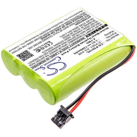 Battery For Gp, Gp60aak3bms, Gp80aas3bmx 3.6v, 1300mah - 4.68wh Cordless Phone Cameron Sino Technology Limited (Cordless Phone)   