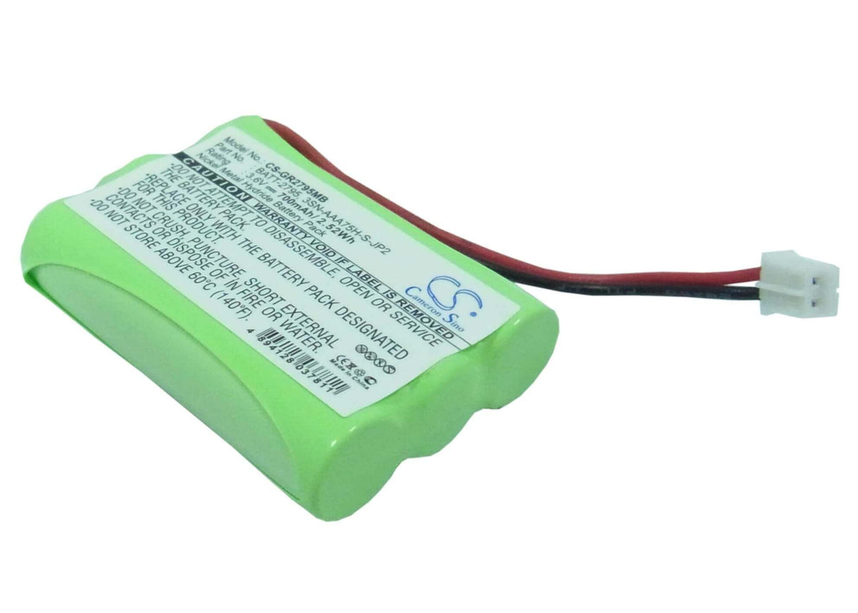 Battery For Graco, 2791, 2791dig1, 2791digi1 3.6v, 700mah - 2.52wh BabyPhone Cameron Sino Technology Limited   