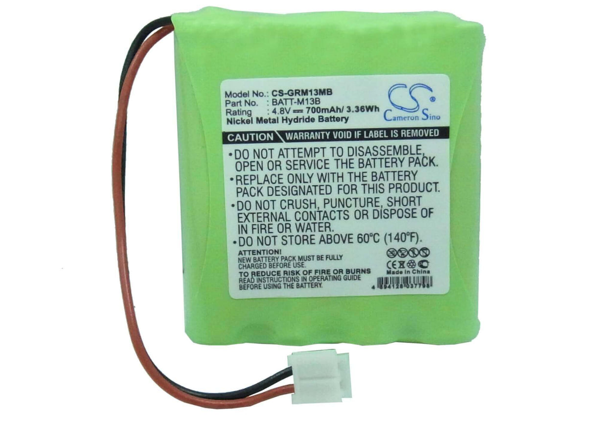 Battery For Graco, M, M13b8720-000 4.8v, 700mah - 3.36wh BabyPhone Cameron Sino Technology Limited   