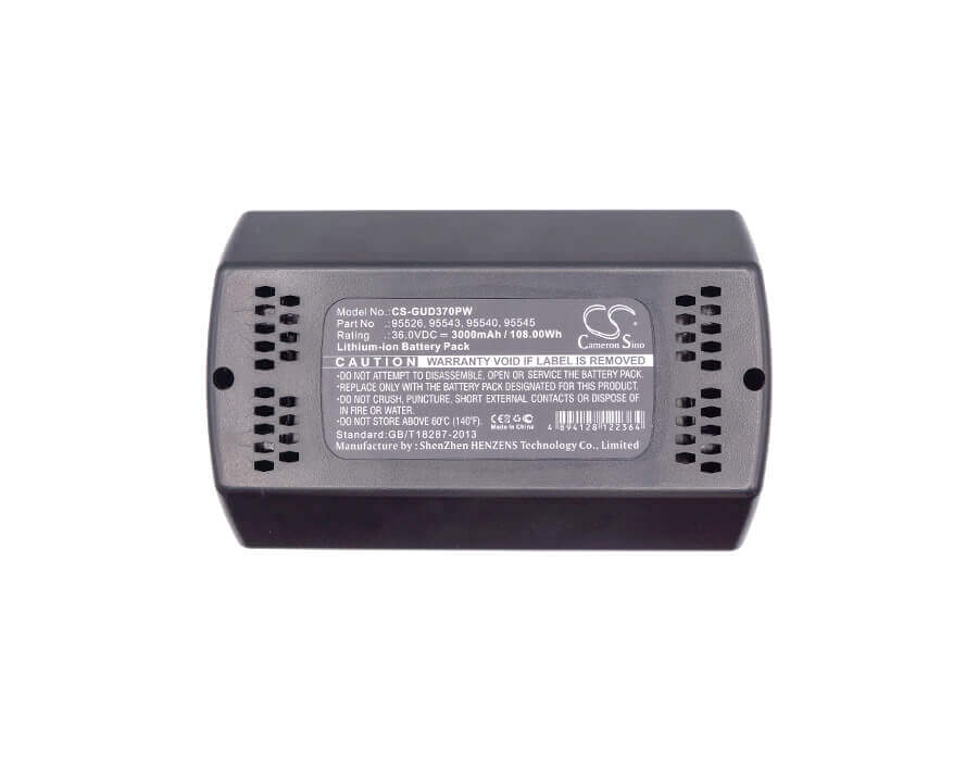 Battery For Gude, Freischneider, Kettensage 300/36 36v, 3000mah - 108.00wh Batteries for Electronics Cameron Sino Technology Limited (Dangerous Goods)   