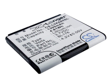 Battery For Haier He-e899, E899 3.7v, 1300mah - 4.81wh Mobile, SmartPhone Cameron Sino Technology Limited   