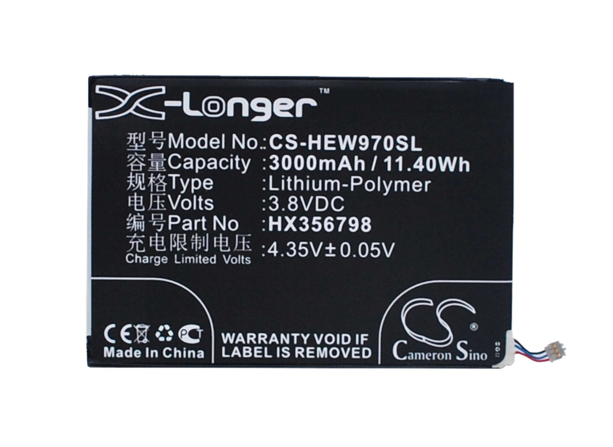 Battery For Haier W970, Hw-w970 3.8v, 3000mah - 11.40wh Batteries for Electronics Cameron Sino Technology Limited (Suspended)   