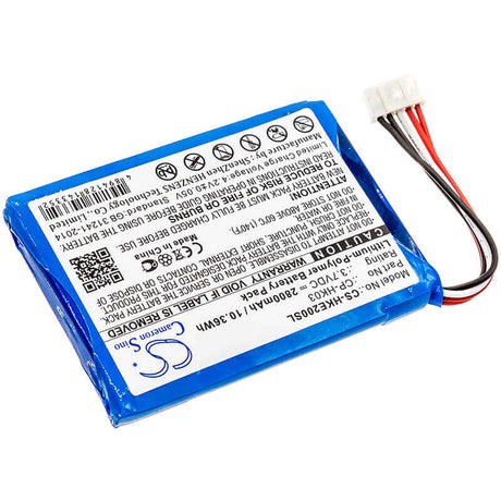 Battery For Harman/kardon, Esquire 2, 3.7v, 2800mah - 10.36wh Speaker Cameron Sino Technology Limited   