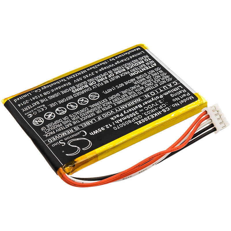 Battery For Harman/kardon, Esquire 2 3.7v, 3500mah - 12.95wh Speaker Cameron Sino Technology Limited   