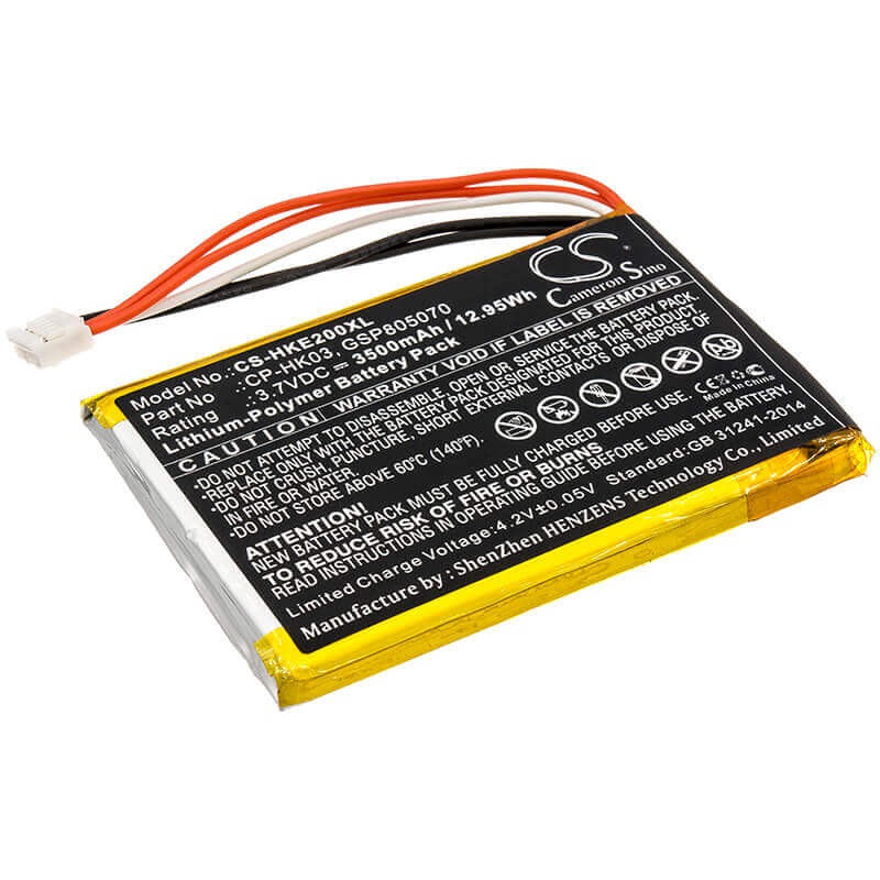 Battery For Harman/kardon, Esquire 2 3.7v, 3500mah - 12.95wh Speaker Cameron Sino Technology Limited   